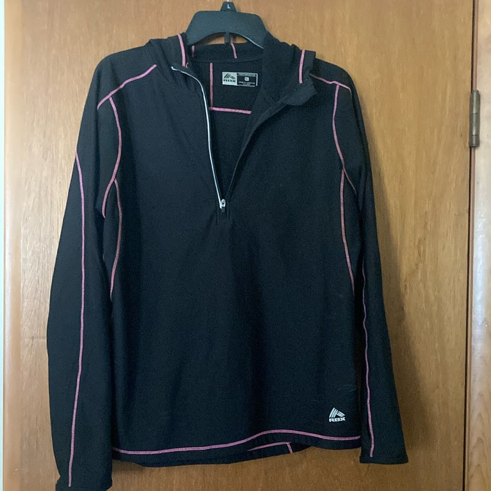 RBX Black Pullover with Pink Accents